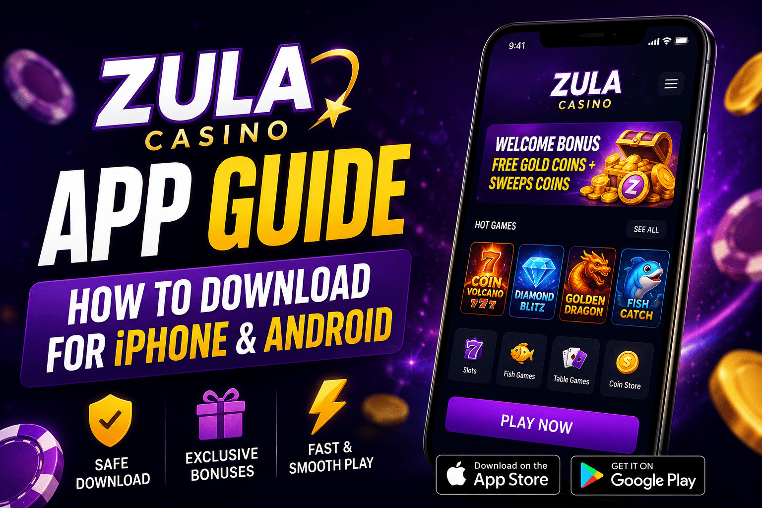 Zula Casino App download guide for iPhone and Android with safe installation, features, bonuses, and setup tips