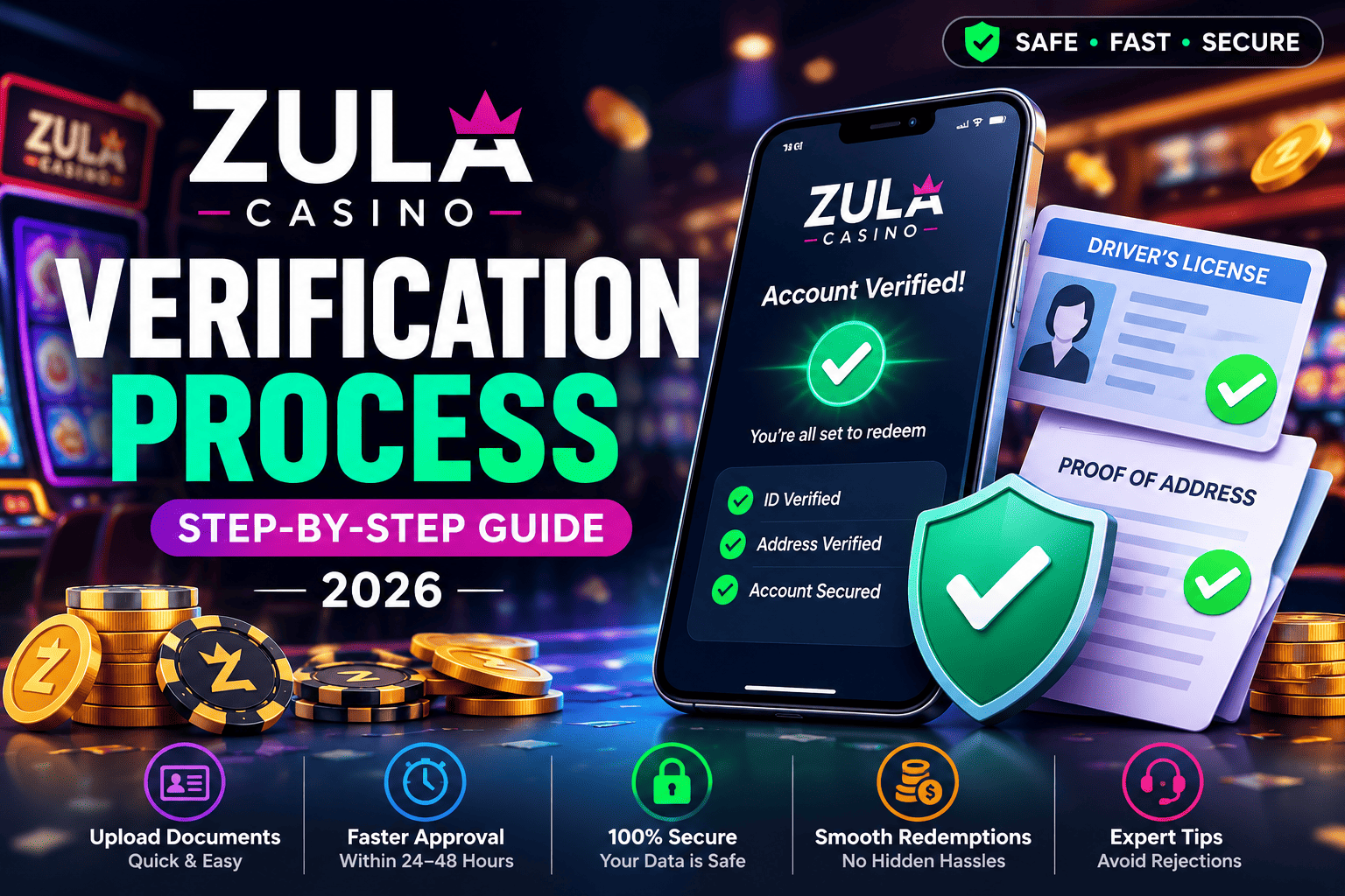 Learn the Zula Casino Verification Process with required documents, KYC steps, approval timeline, and tips to avoid delays.